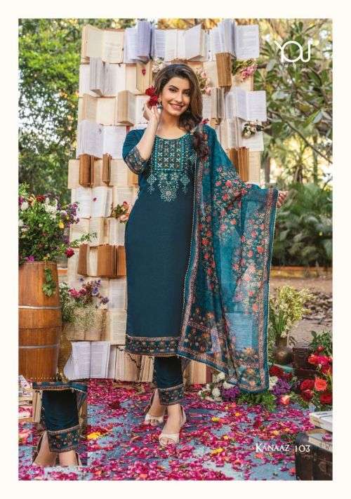 Wanna Kannaz Fancy Kurti With Bottom Dupatta On Wholesale