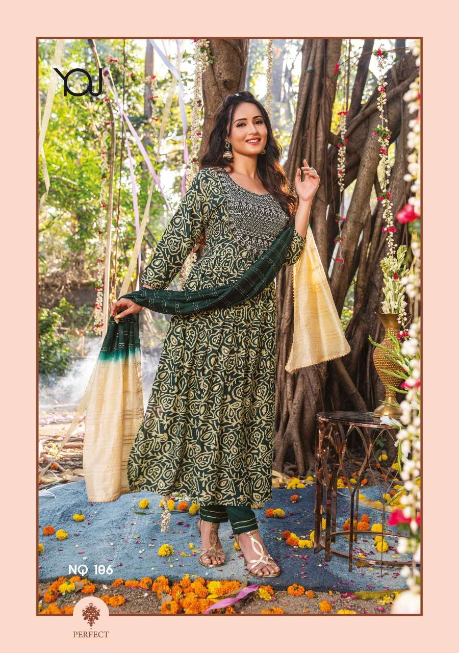 Wanna® Launch New Super Fancy Naira Kurti With Pant  & Dupatta On Wholesale