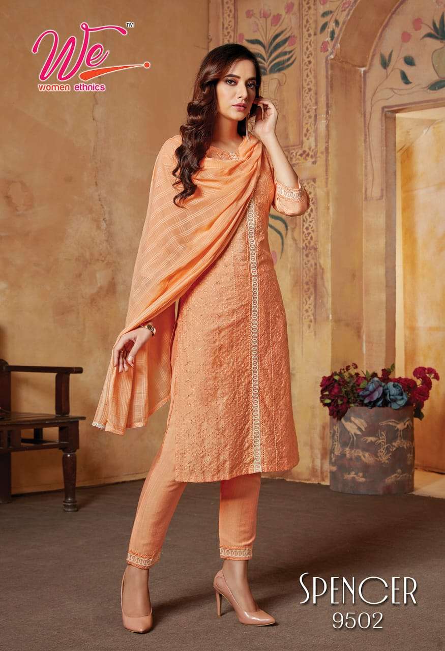 We Ethenic Spencer Kurti Pant Dupatta On Wholesale 