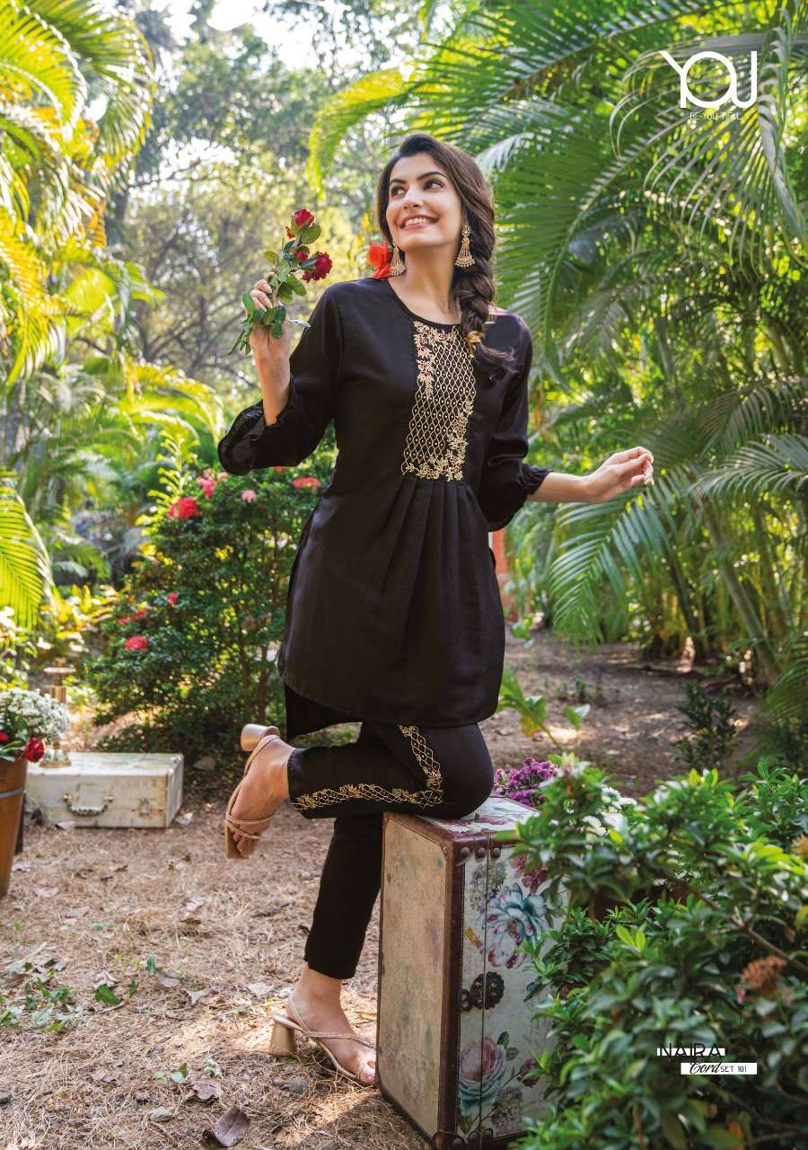 You Launch Super Fancy Naira Cord Set Kurti With Pant Catalog On Wholesale