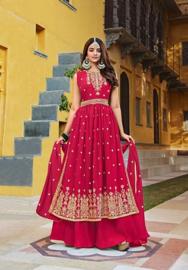  Your Choice Ruby Wedding Wear Designer Suit Collection On Wholesale