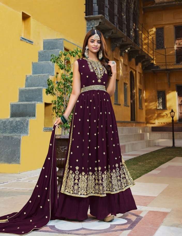  Your Choice Ruby Wedding Wear Designer Suit Collection On Wholesale