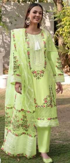 Zaha Zainab Chottani 10057 Designer Pakistani Suit On Wholesale