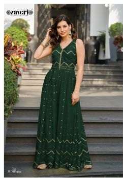Zaveri Jump Suit Colored 2 New Stylist Wear Collection On Wholesale