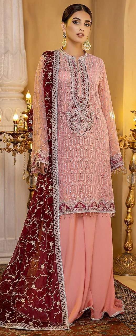  Alk Khushbu Adan Libas Vol 1 Embroidered Pakistani Suit On Wholesale