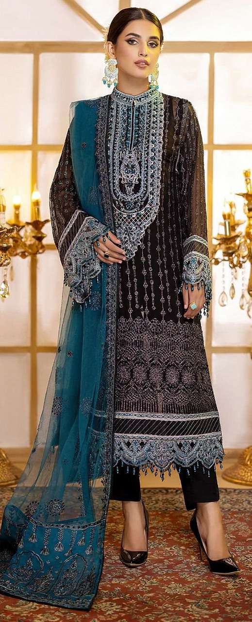  Alk Khushbu Adan Libas Vol 1 Embroidered Pakistani Suit On Wholesale
