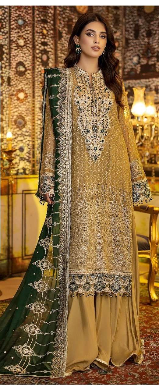  Alk Khushbu Adan Libas Vol 1 Embroidered Pakistani Suit On Wholesale