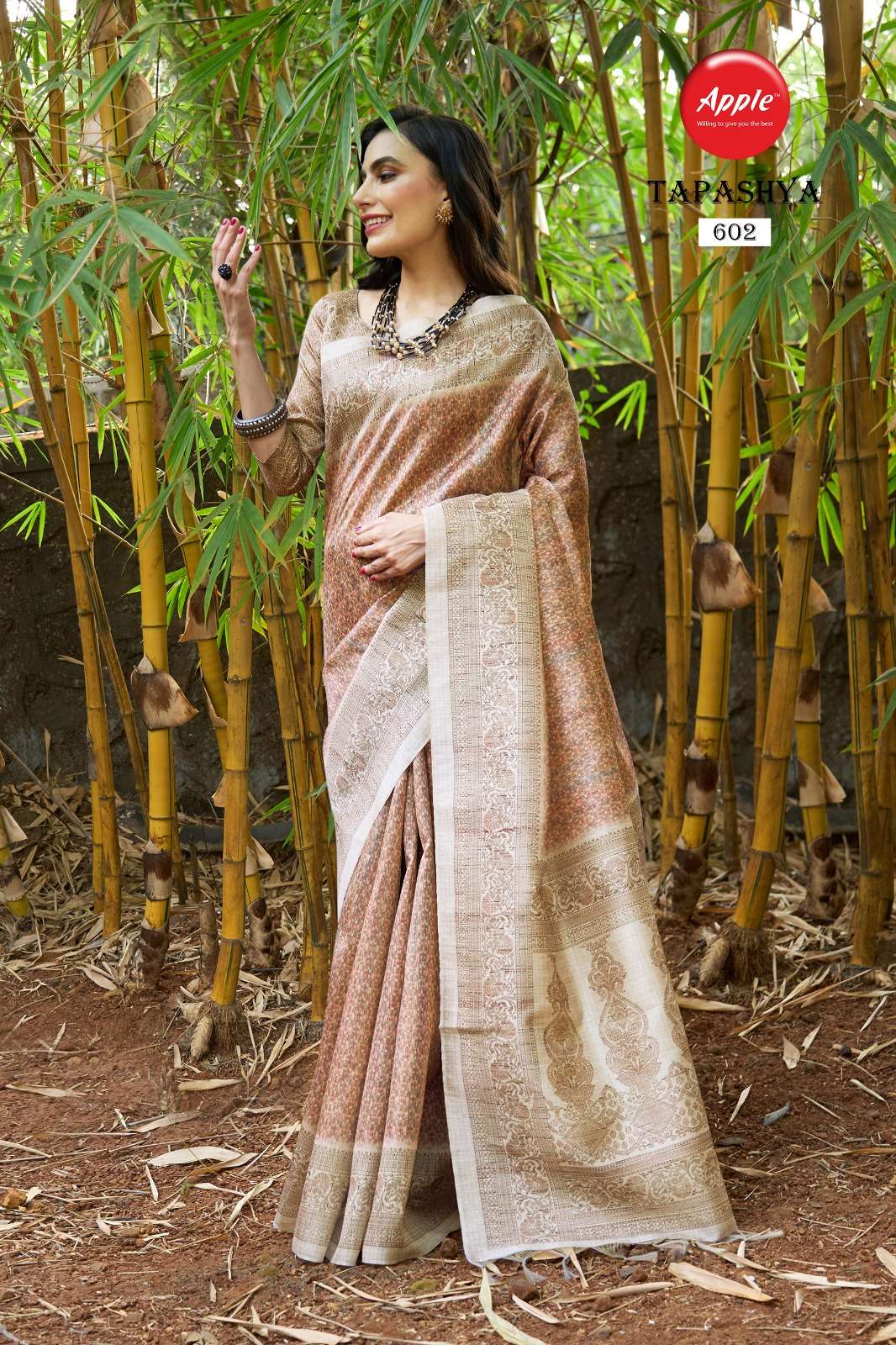   Apple Tapashya Vol 6 Fancy Sufi Silk Saree on Wholesale