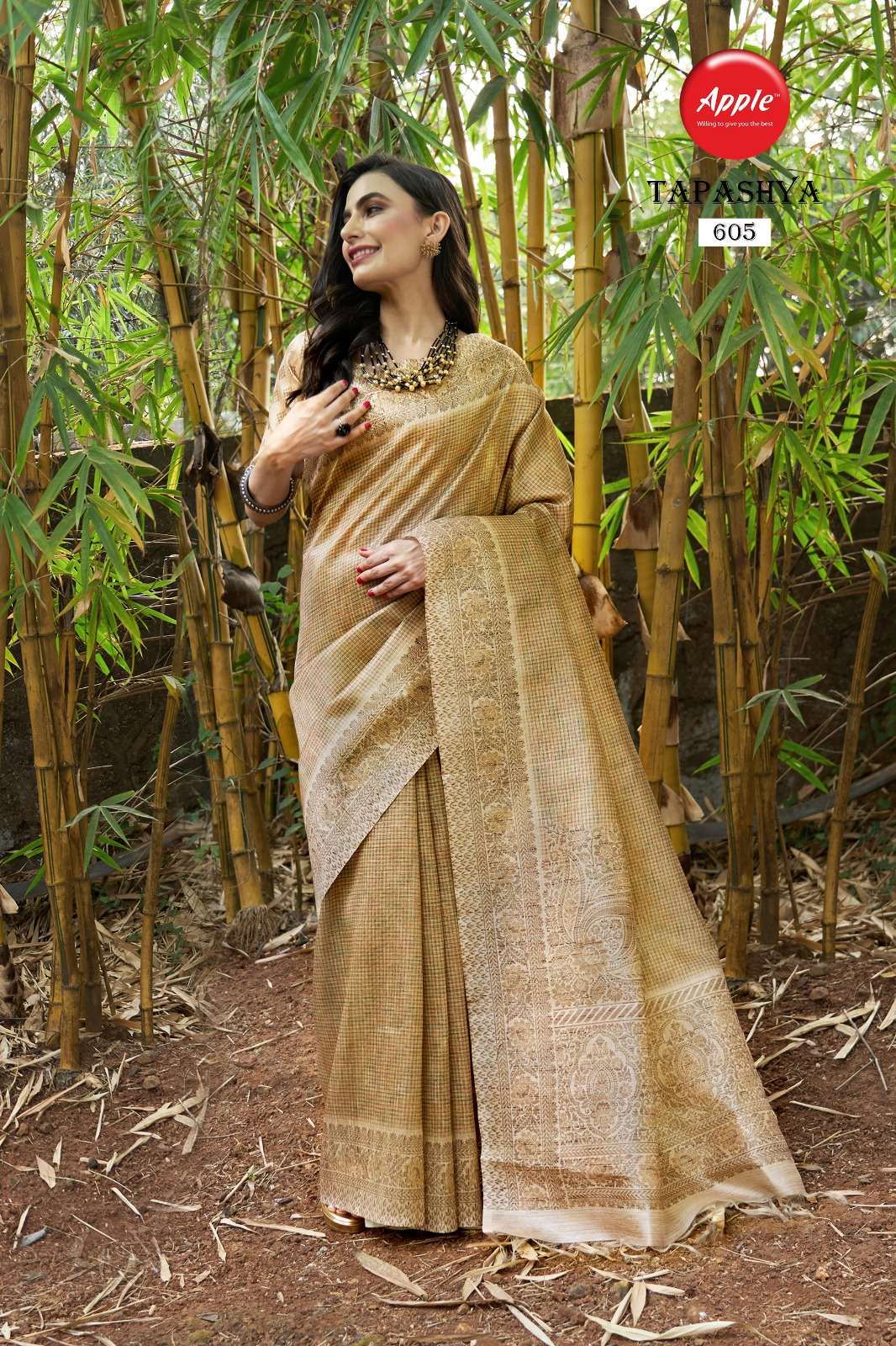   Apple Tapashya Vol 6 Fancy Sufi Silk Saree on Wholesale