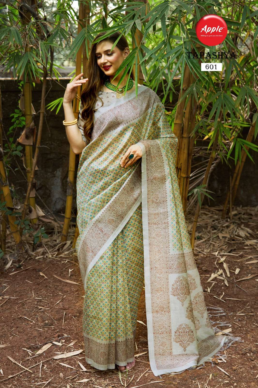   Apple Tapashya Vol 6 Fancy Sufi Silk Saree on Wholesale