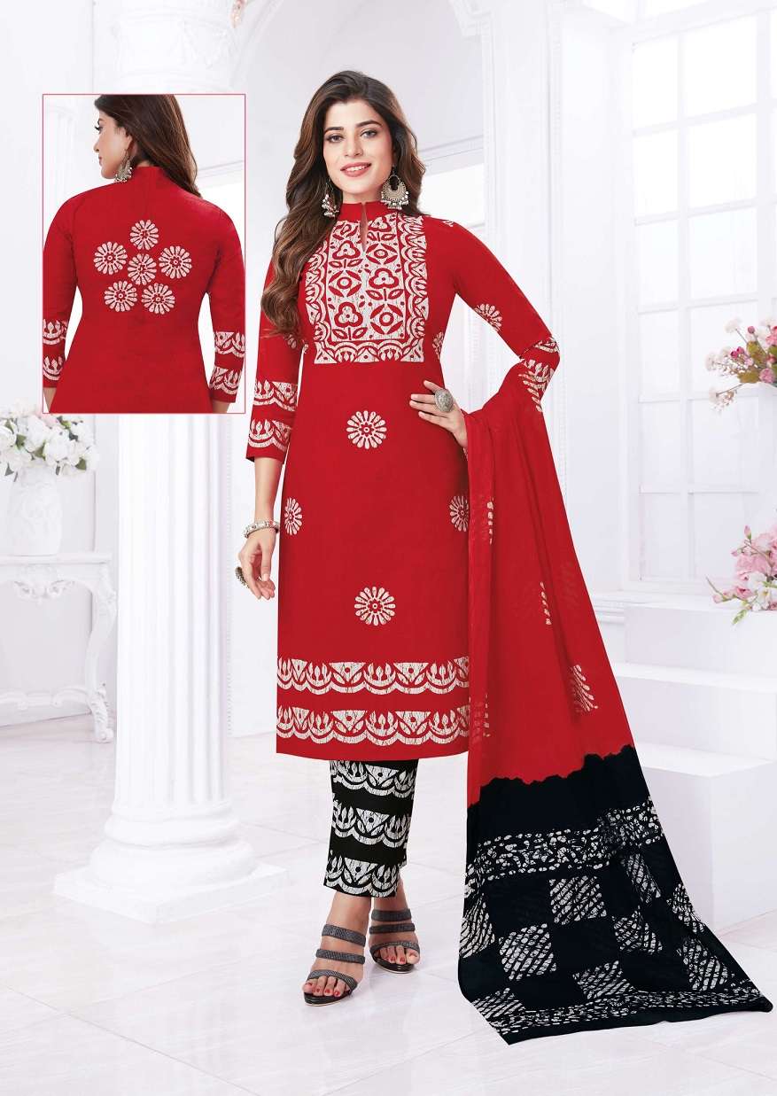  Baalar Batik Special Vol-1 Pure Cotton Printed Top Bottom With Dupatta On Wholesale