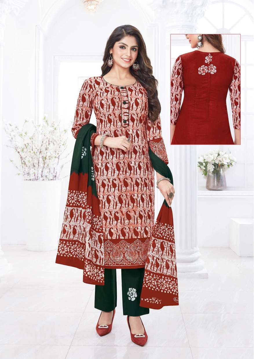  Baalar Batik Special Vol-1 Pure Cotton Printed Top Bottom With Dupatta On Wholesale