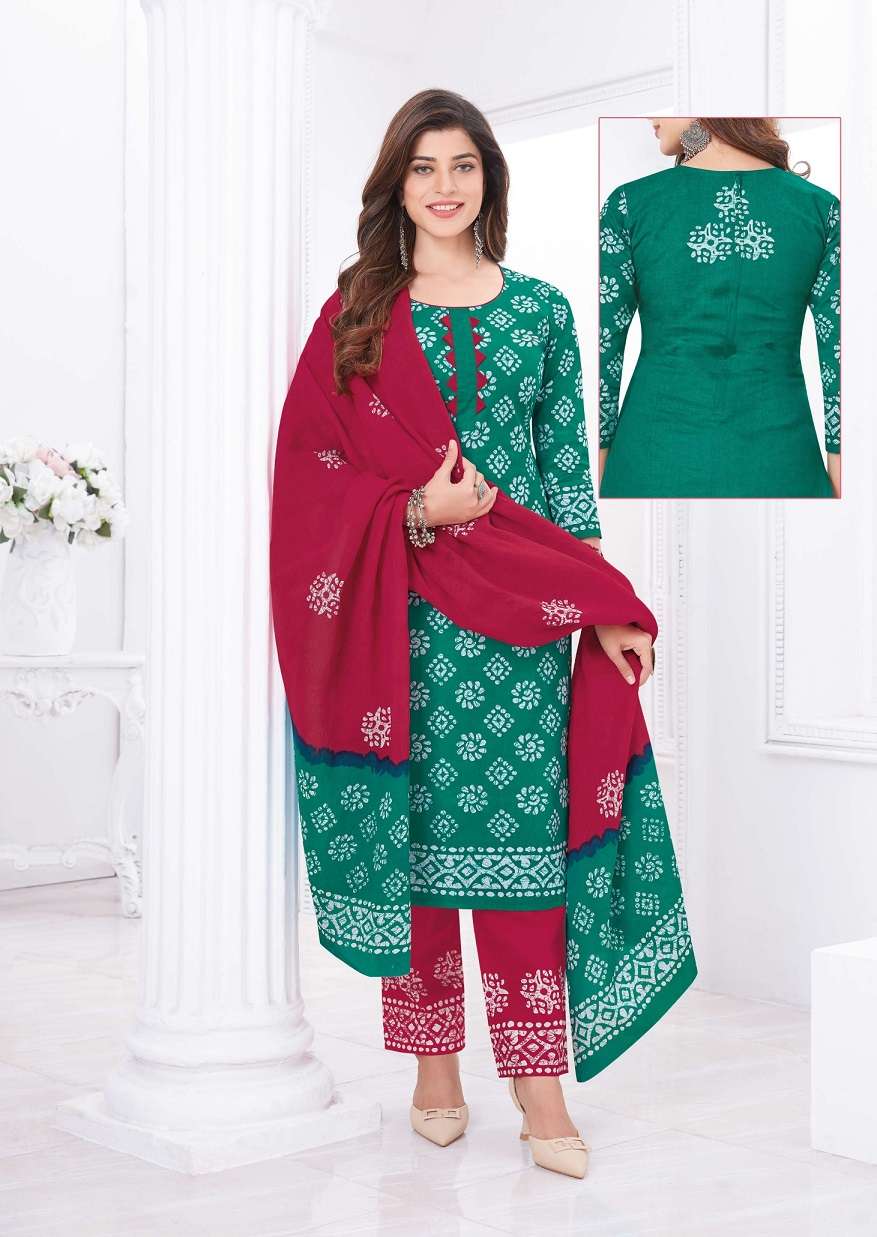  Baalar Batik Special Vol-1 Pure Cotton Printed Top Bottom With Dupatta On Wholesale