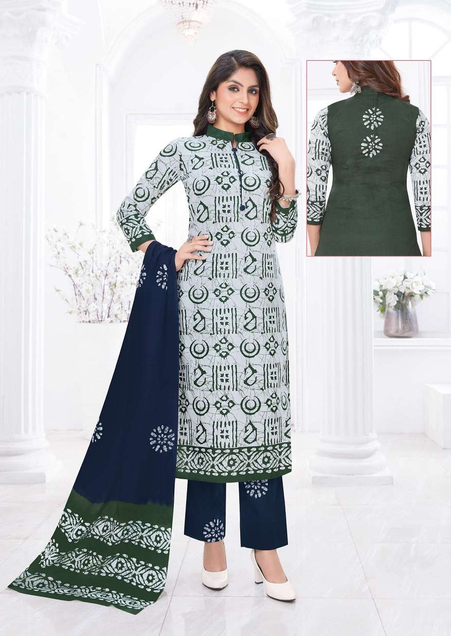  Baalar Batik Special Vol-1 Pure Cotton Printed Top Bottom With Dupatta On Wholesale