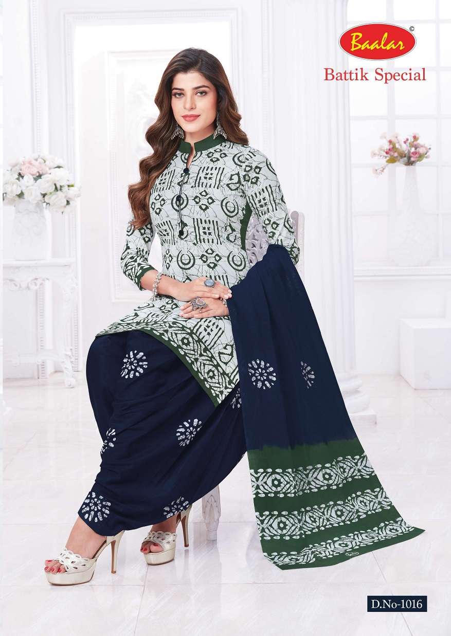  Baalar Batik Special Vol-1 Pure Cotton Printed Top Bottom With Dupatta On Wholesale