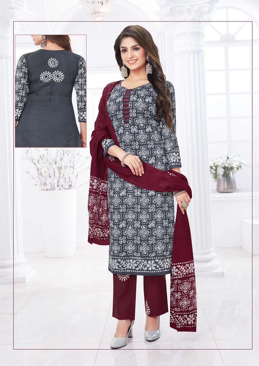  Baalar Batik Special Vol-1 Pure Cotton Printed Top Bottom With Dupatta On Wholesale