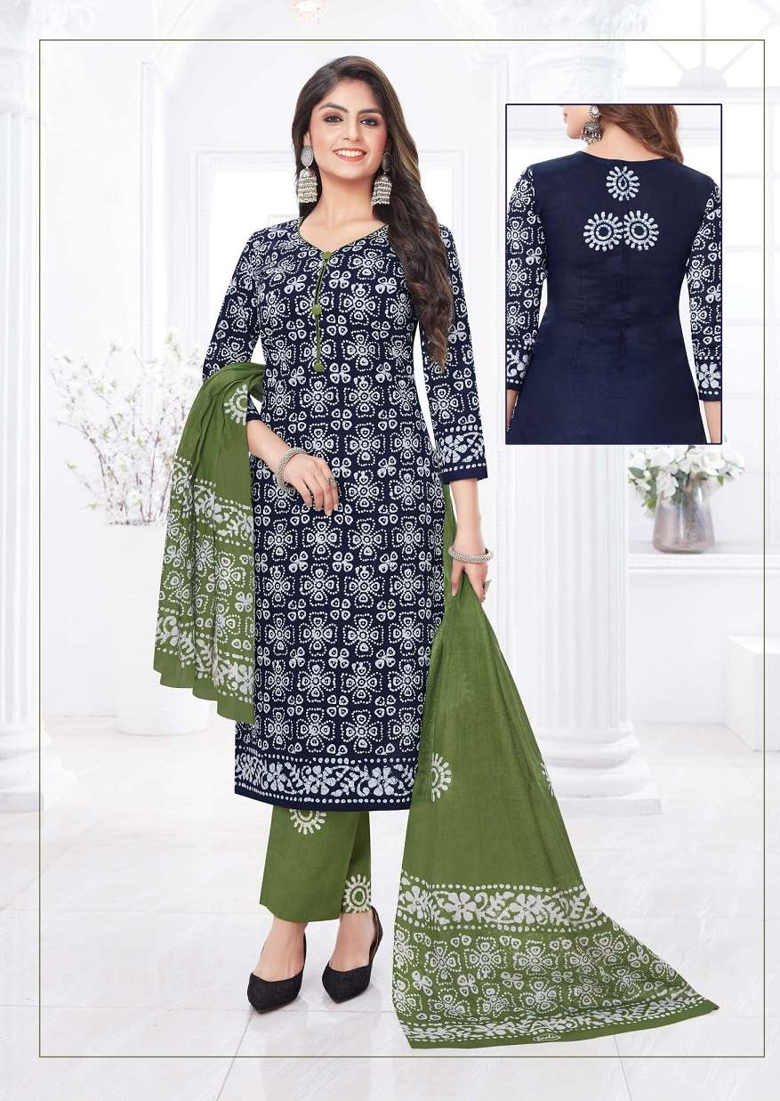  Baalar Batik Special Vol-1 Pure Cotton Printed Top Bottom With Dupatta On Wholesale