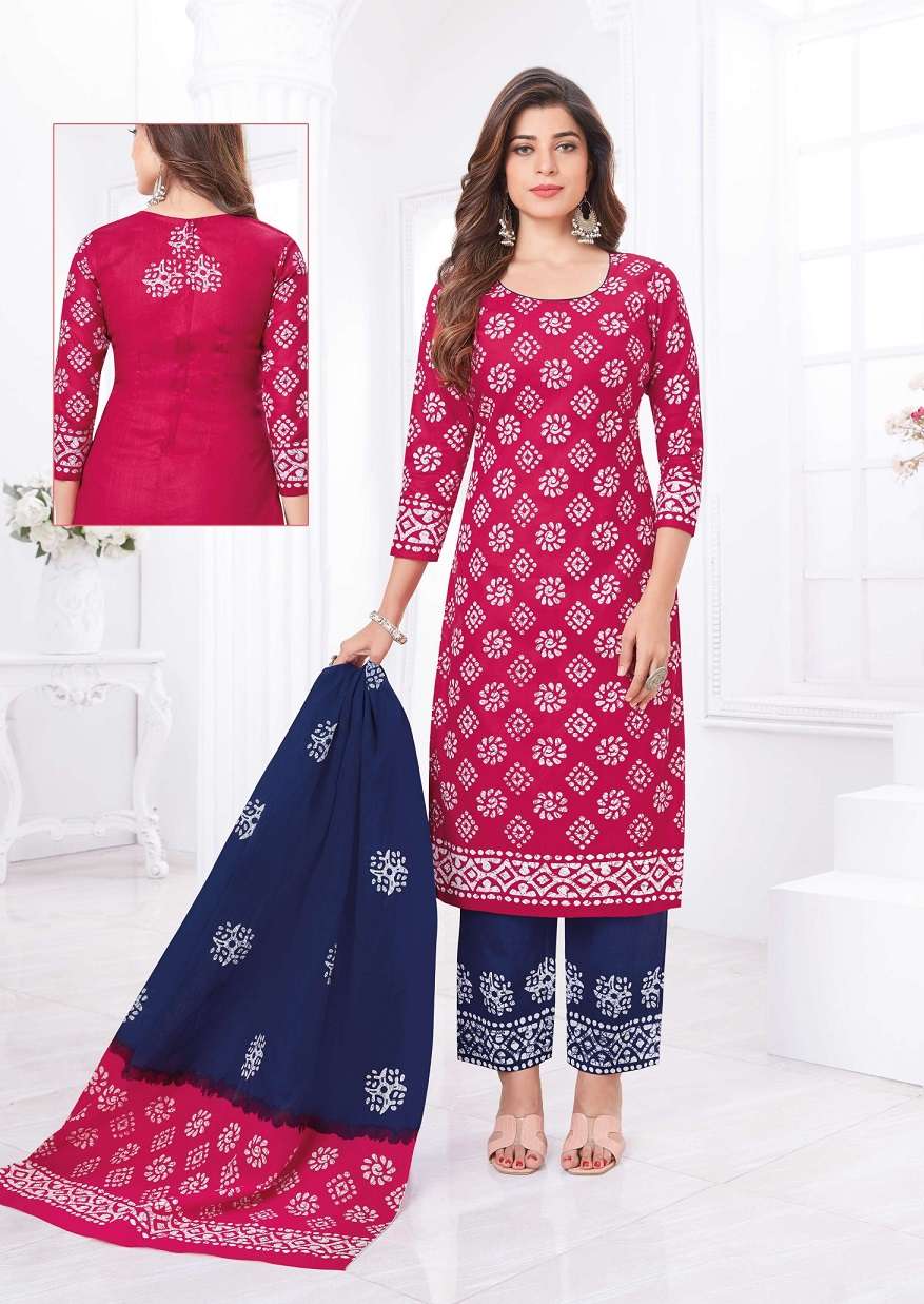  Baalar Batik Special Vol-1 Pure Cotton Printed Top Bottom With Dupatta On Wholesale