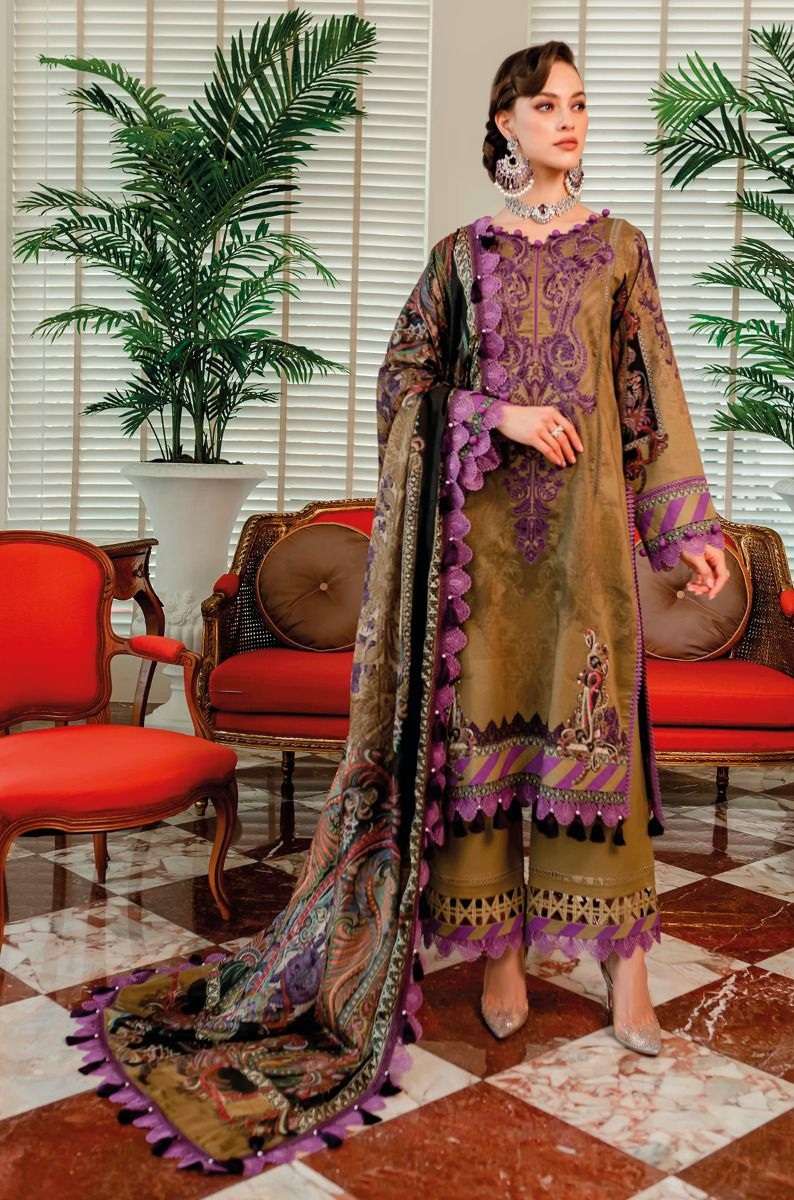  Deepsy Firdous Solitaire 3 Pure Cotton with Patch Embroidery Designer Pakistani Suit On Wholesale
