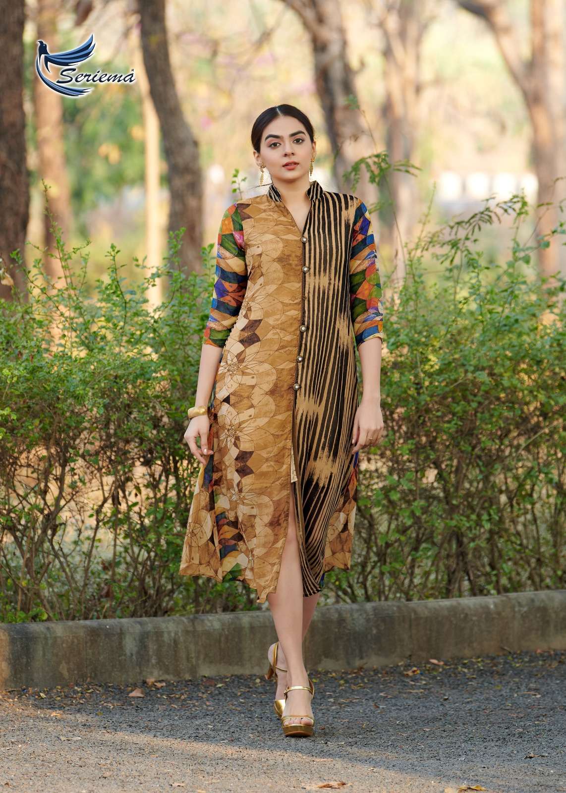  Seriema Kumb Shyner Rock Style Kurti On Western Taste With Wholesale  Price
