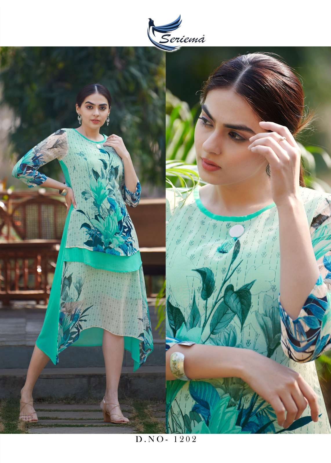  Seriema Kumb Shyner Rock Style Kurti On Western Taste With Wholesale  Price