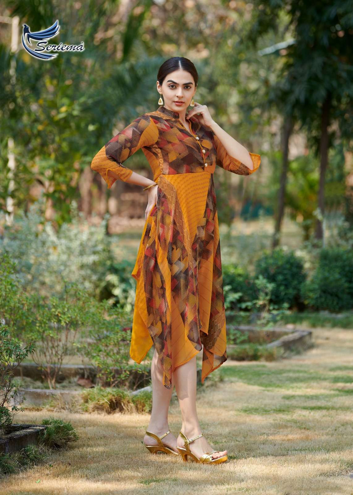  Seriema Kumb Shyner Rock Style Kurti On Western Taste With Wholesale  Price