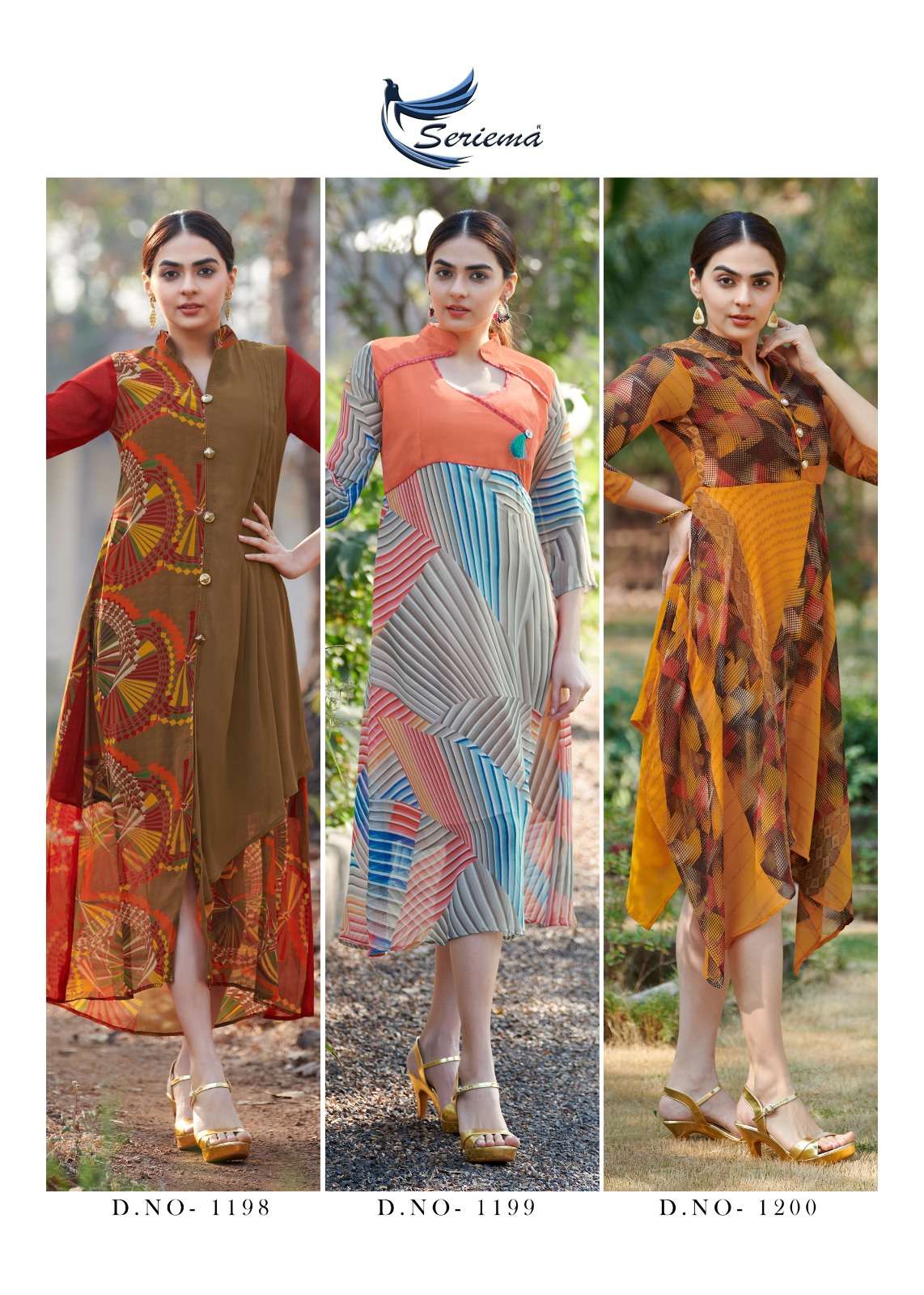 Seriema Kumb Shyner Rock Style Kurti On Western Taste With Wholesale  Price