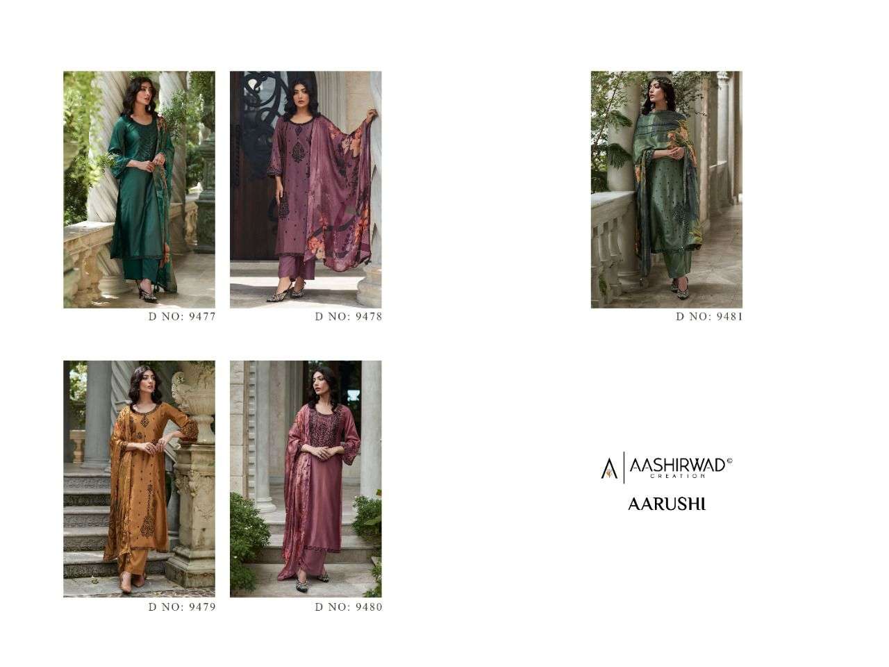 Aashirwad Gulkand Aarushi Designer Salwar Suit Collection On Wholesale