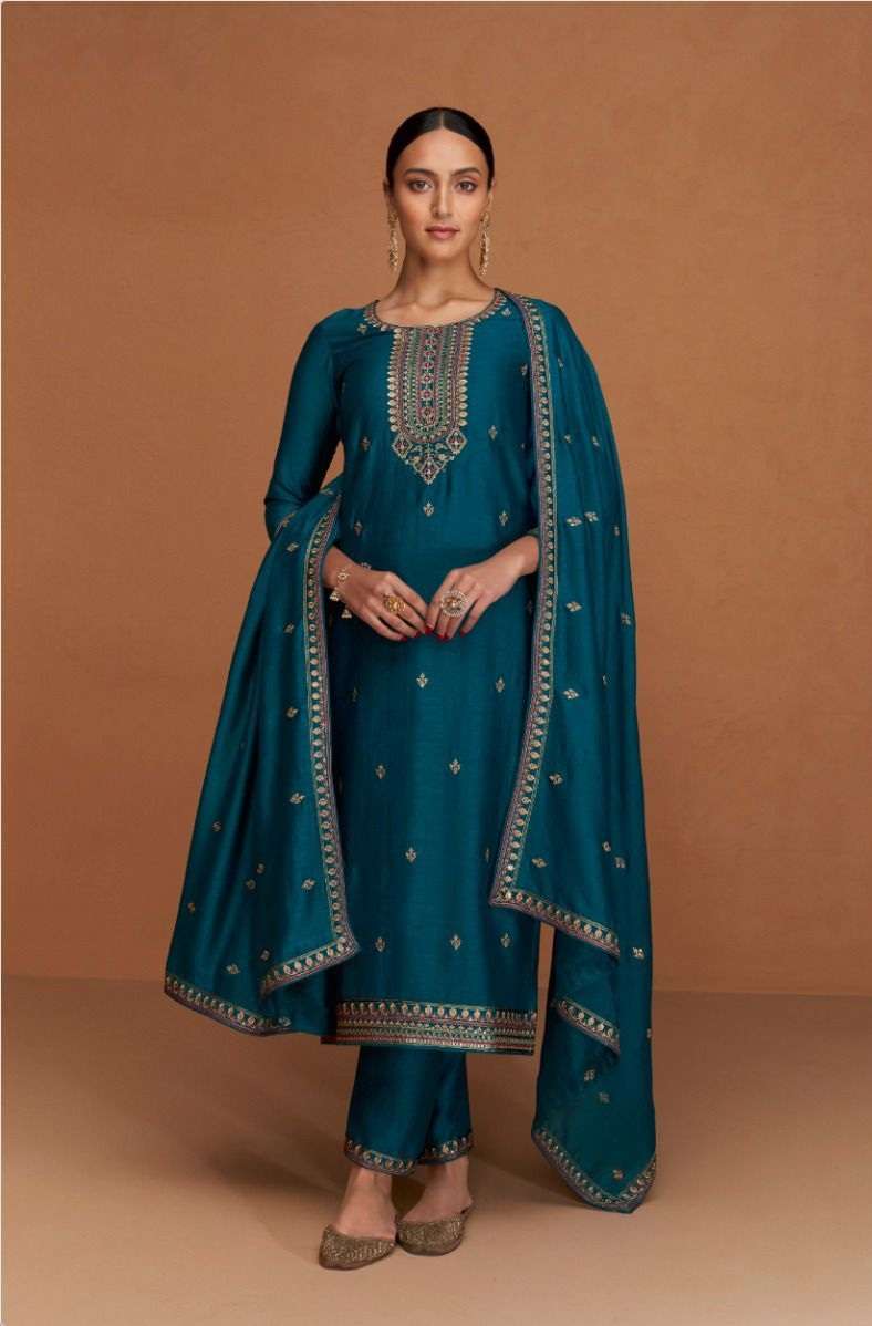  Aashirwad Gulkand Myra Premium Silk Designer Salwar Suit On Wholesale