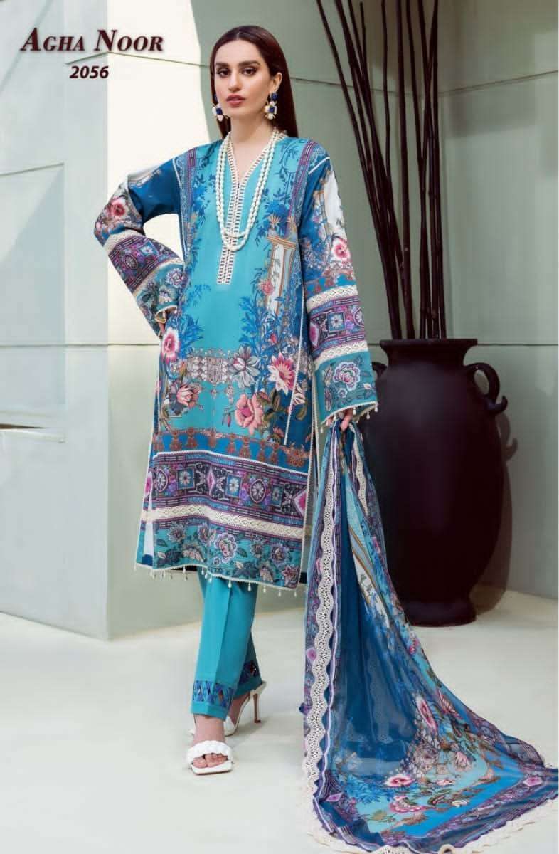 Agha Noor Vol 6 By Karachi Cotton Unstiched Salwar Suits On Wholesale