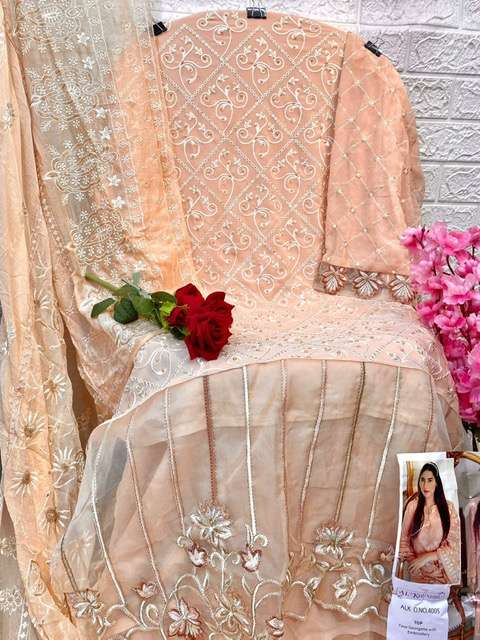 Al Khushbu Mistry Vol 6 Pakistani Georgette With Heavy Embroidery Salwar Suit On Wholesale