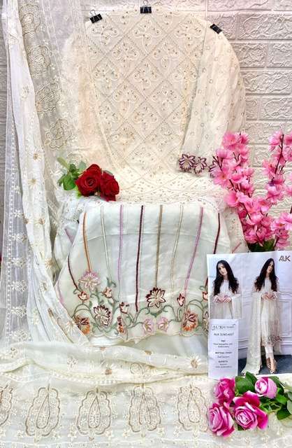 Al Khushbu Mistry Vol 6 Pakistani Georgette With Heavy Embroidery Salwar Suit On Wholesale