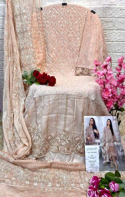 Al Khushbu Mistry Vol 6 Pakistani Georgette With Heavy Embroidery Salwar Suit On Wholesale