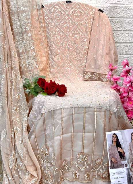 Al Khushbu Mistry Vol 6 Pakistani Georgette With Heavy Embroidery Salwar Suit On Wholesale