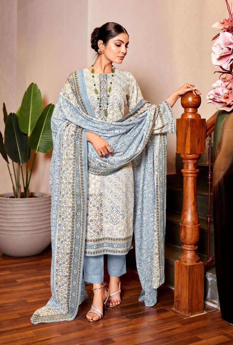 Alok Zulfat Kavya Pure Cotton Designer Print With Embroidery Work On Wholesale