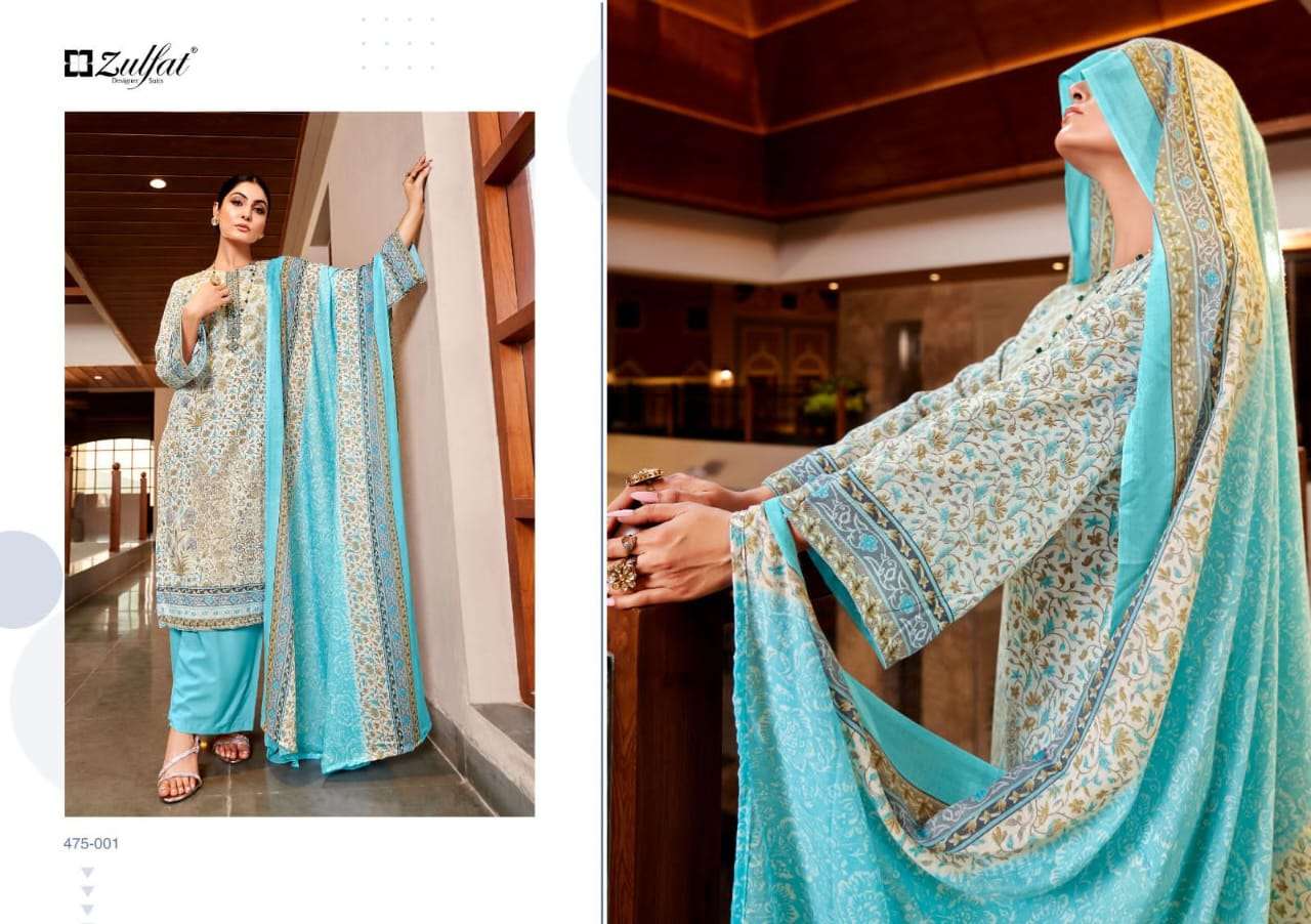 Alok Zulfat Kavya Pure Cotton Designer Print With Embroidery Work On Wholesale
