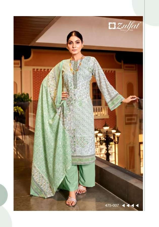 Alok Zulfat Kavya Pure Cotton Designer Print With Embroidery Work On Wholesale