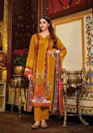 Belliza Haafiza Jam Cotton Digital Printed And Embroidery Salwar Kameez On Wholesale 