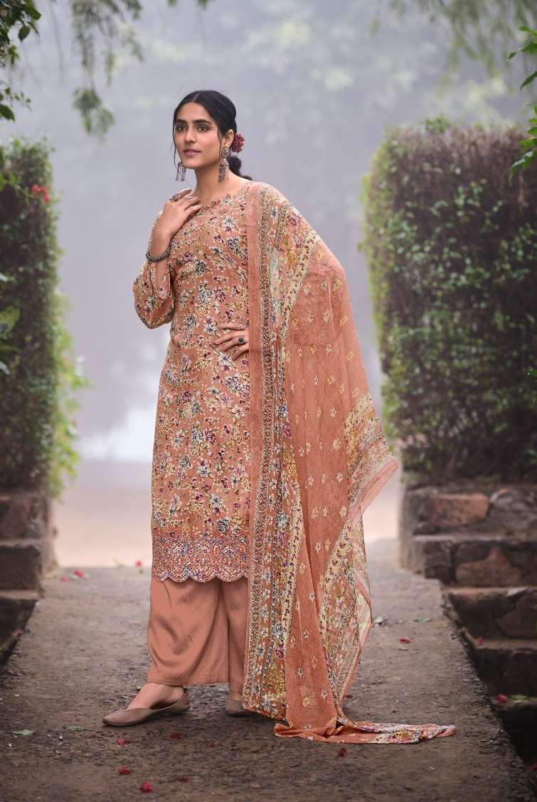  Belliza  Seerat  Heavy Boring Embroidery With Pure Dupatta Suit On Wholsale