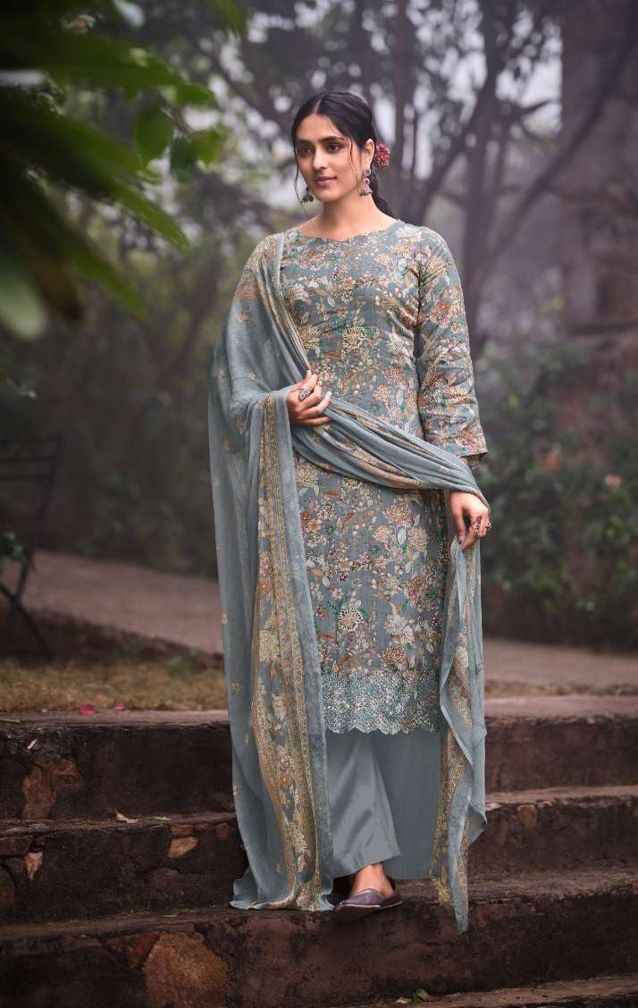  Belliza  Seerat  Heavy Boring Embroidery With Pure Dupatta Suit On Wholsale