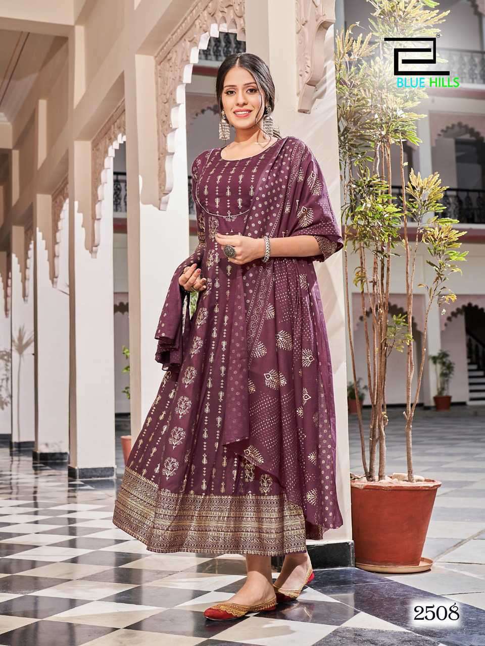Blue Hills Glamour Vol 25 Rayon 14 kg Foil Print On Wholesale