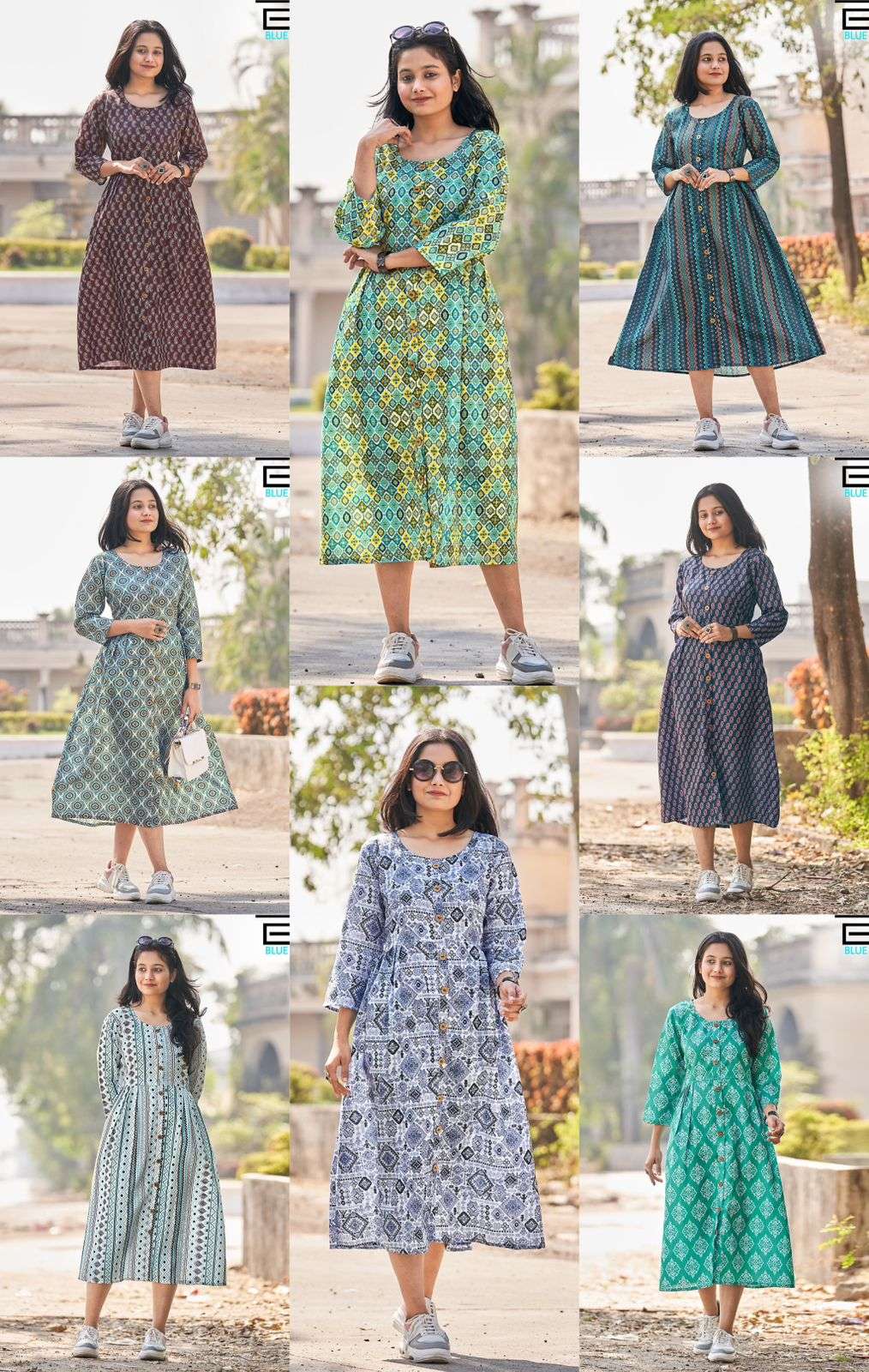 Blue Hills Present Couple Matching Printed Shirt And Kurti Pattern On Wholesale