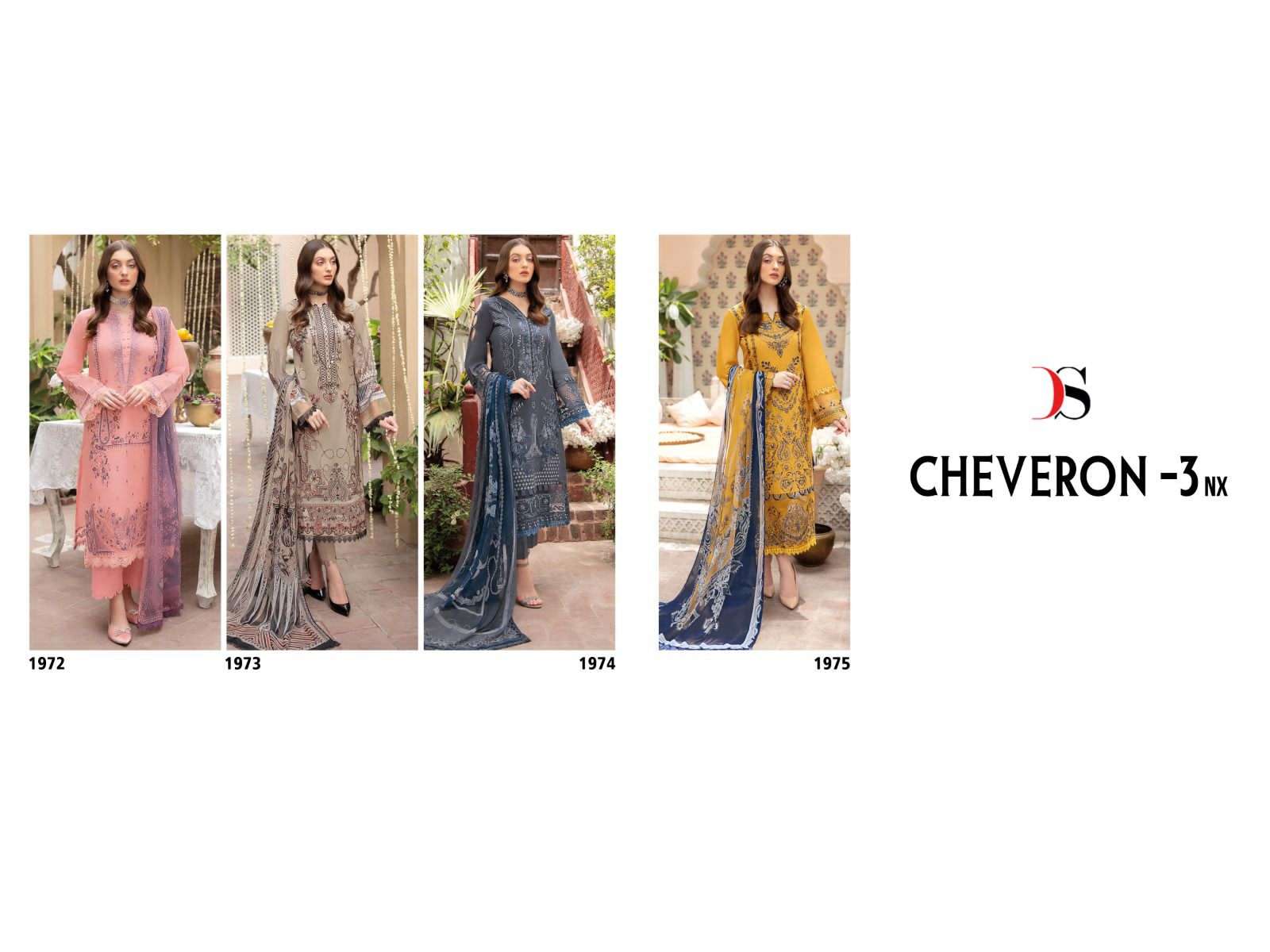 Cheveron lawn-3 by DEEPSY SUITS ON PURE COTTON ON WHOLESALE