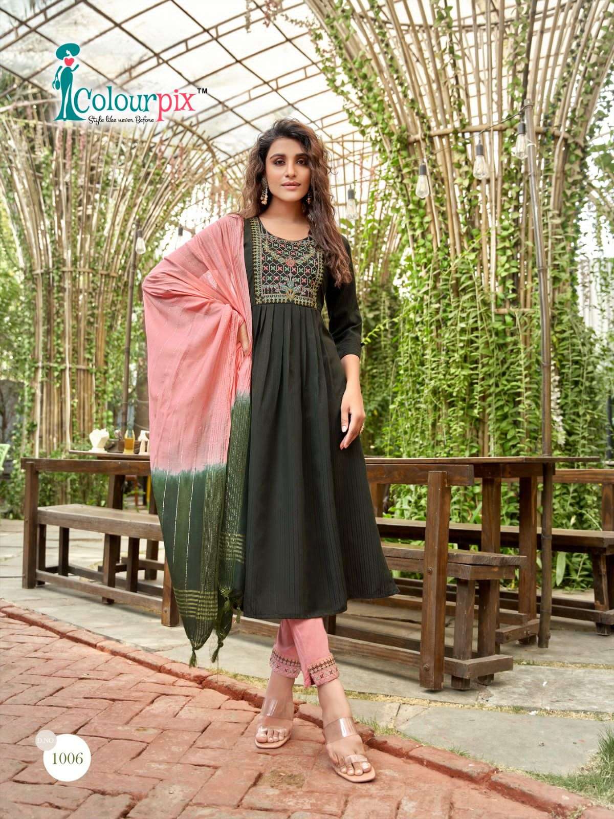 Colorpix Mastani Vol.1 Kurti With Pant & Dupatta On Wholesale
