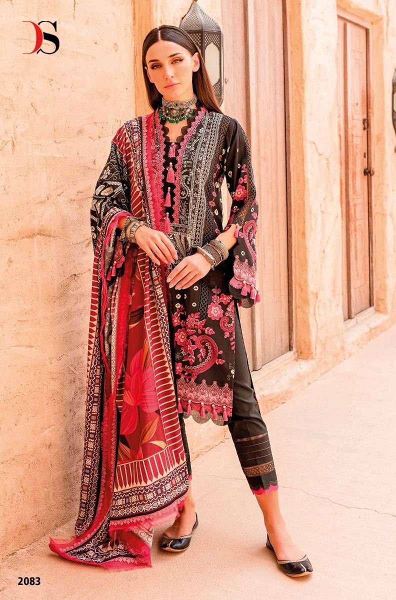 Deepsy Suits Firdous Urbane 23 Pure Cotton With Self Embroidery On Wholesale