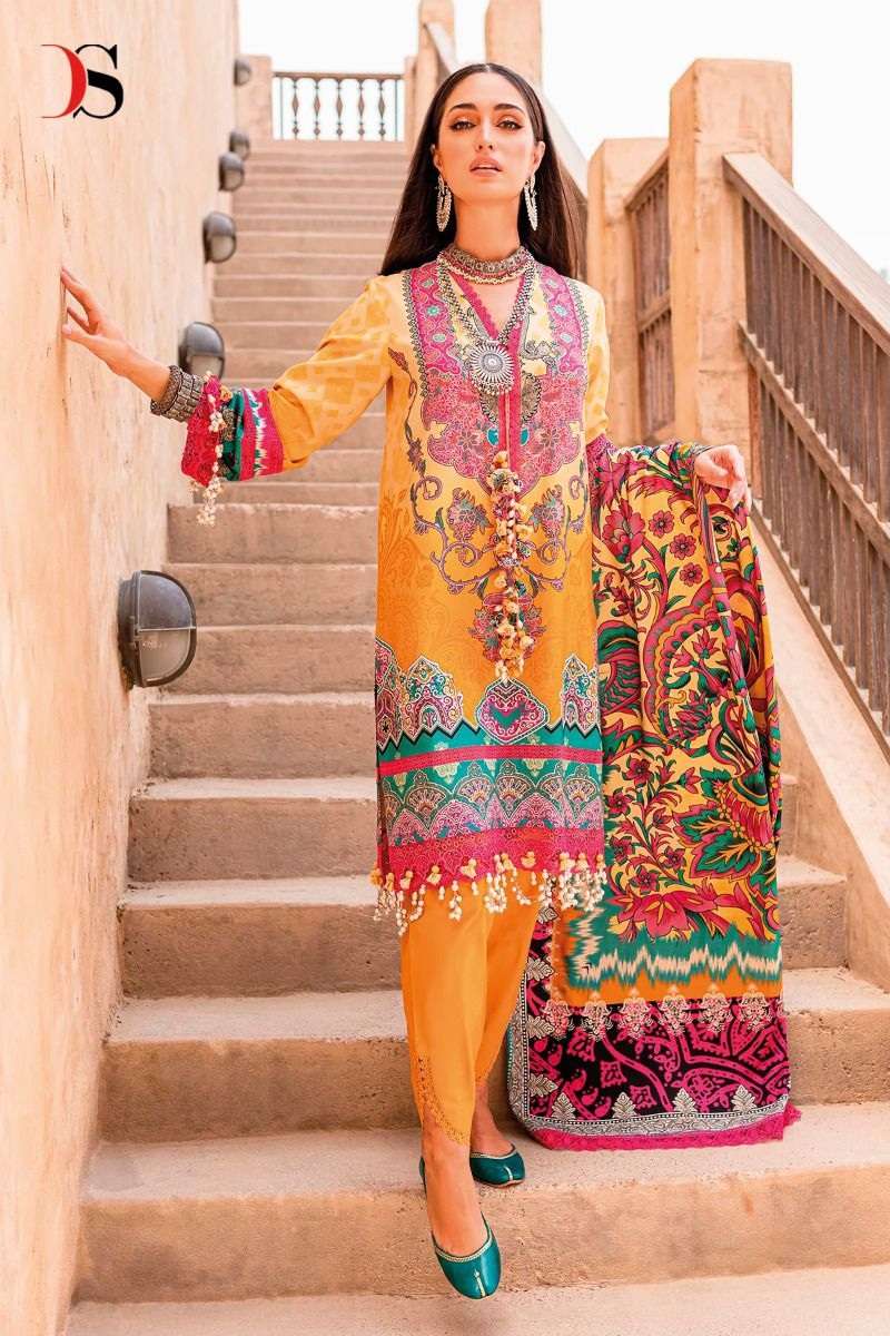 Deepsy Suits Firdous Urbane 23 Pure Cotton With Self Embroidery On Wholesale
