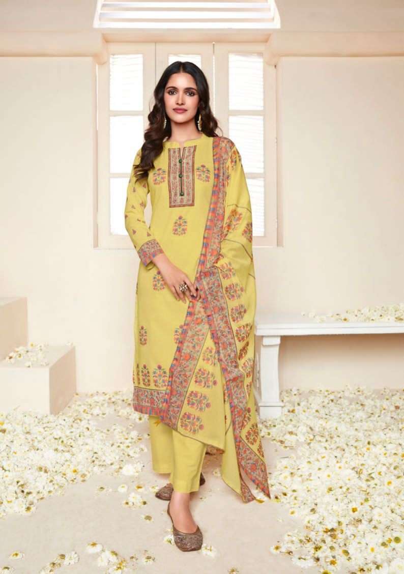 Deepsy Suits Panghat Vol 16 Pure Cotton Printed With Hand Embroidery On Wholesale