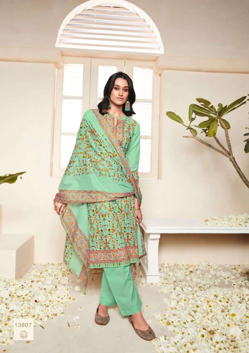 Deepsy Suits Panghat Vol 16 Pure Cotton Printed With Hand Embroidery On Wholesale