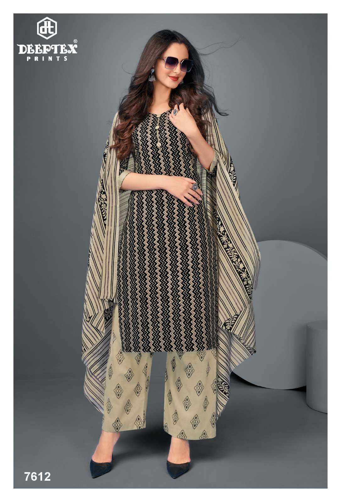 Deeptex Miss India Vol 76 Fancy Cotton Dress Material On Wholesale