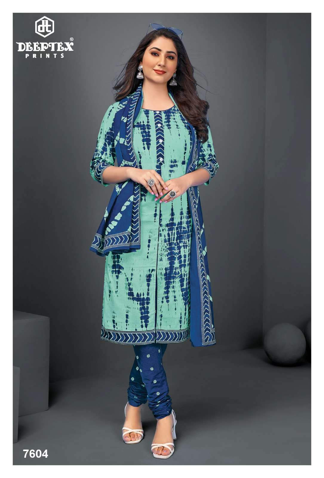 Deeptex Miss India Vol 76 Fancy Cotton Dress Material On Wholesale